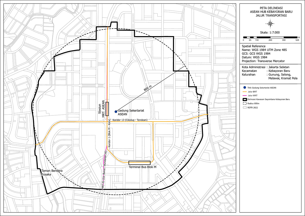 ASEAN Hub Detailed Map